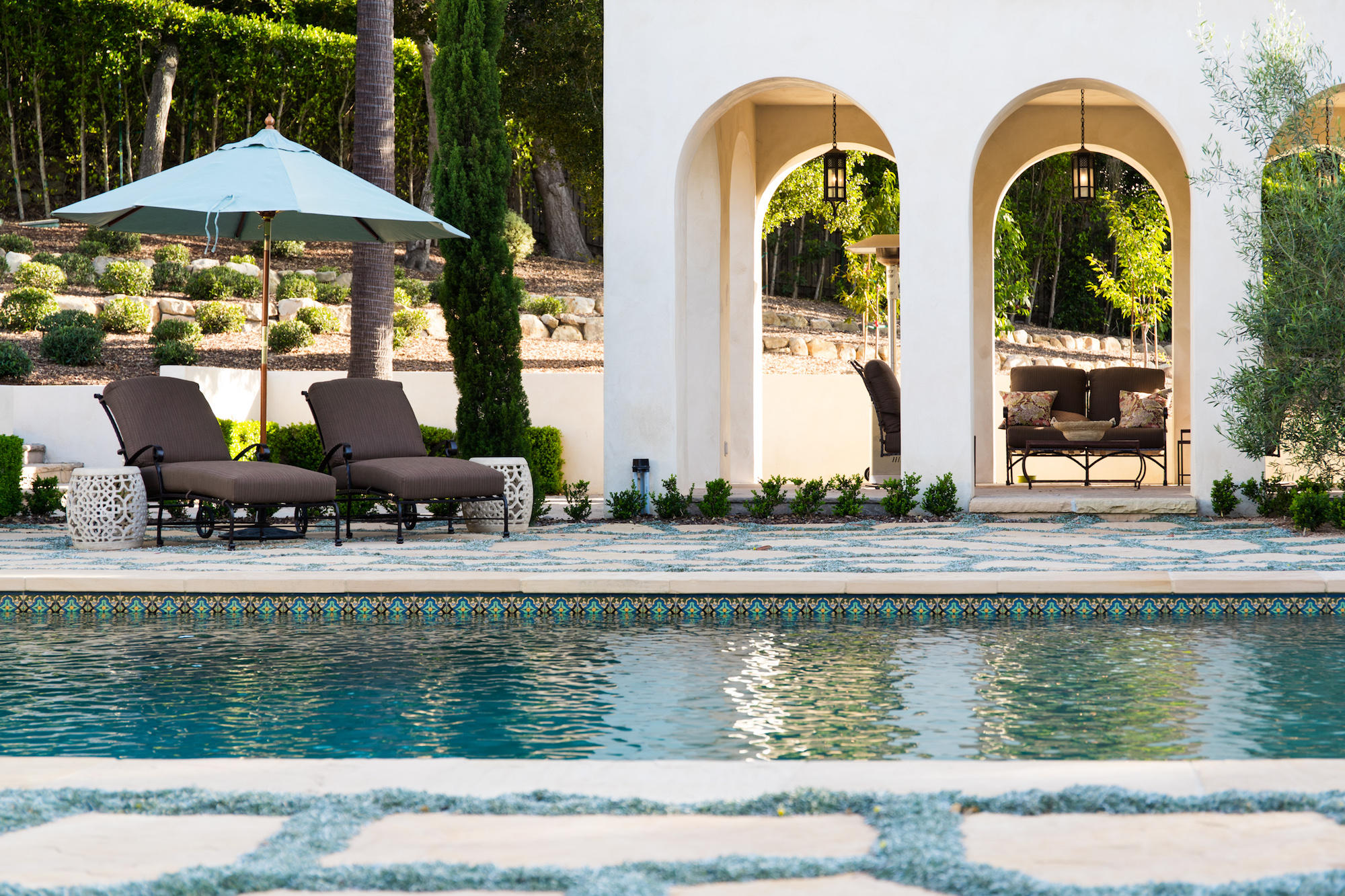 1041 Mission Ridge Road Santa Barbara, CA 93103 - Photo 22 of 31 Beautiful hand-painted Spanish tile