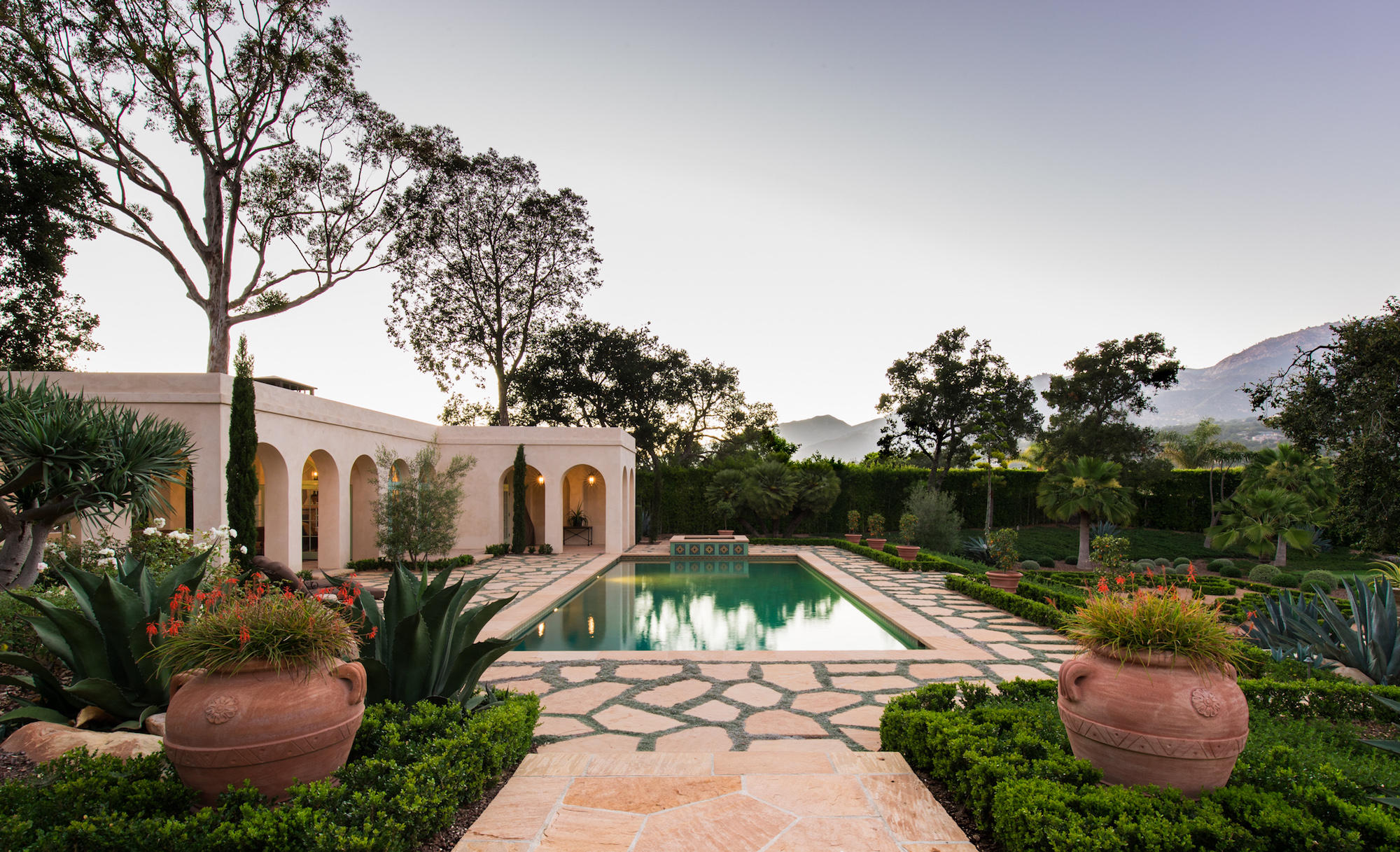 1041 Mission Ridge Road Santa Barbara, CA 93103 - Photo 31 of 31 Pool & Sunset