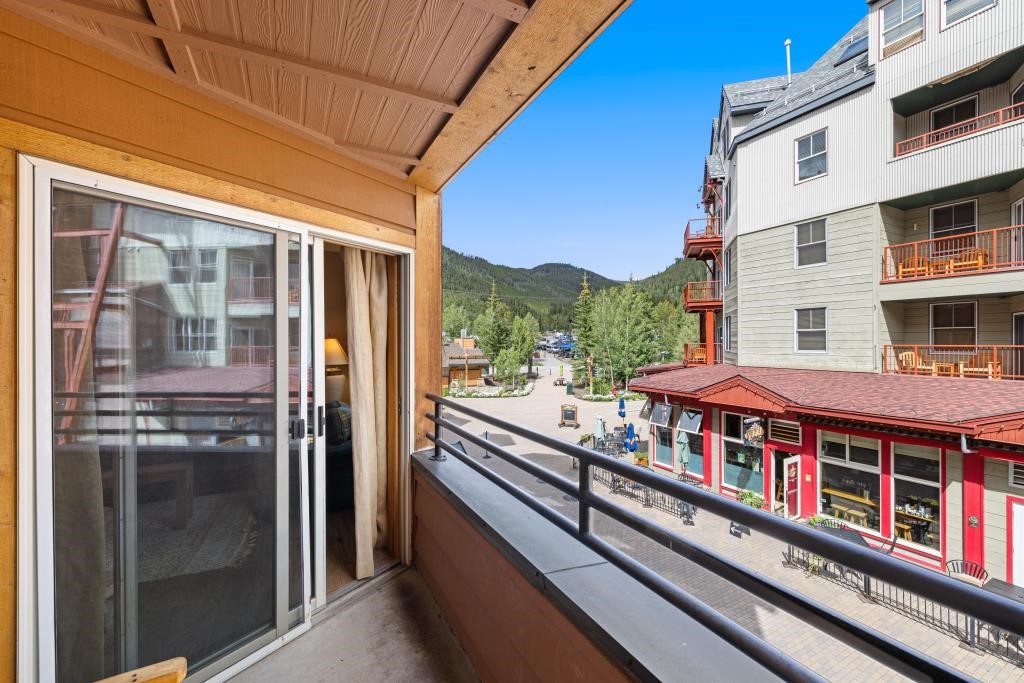 100 Dercum Square, Unit 8329 Keystone, CO 80435 - Photo 12 of 28 Balcony with incredible views of town and the surrounding mountains