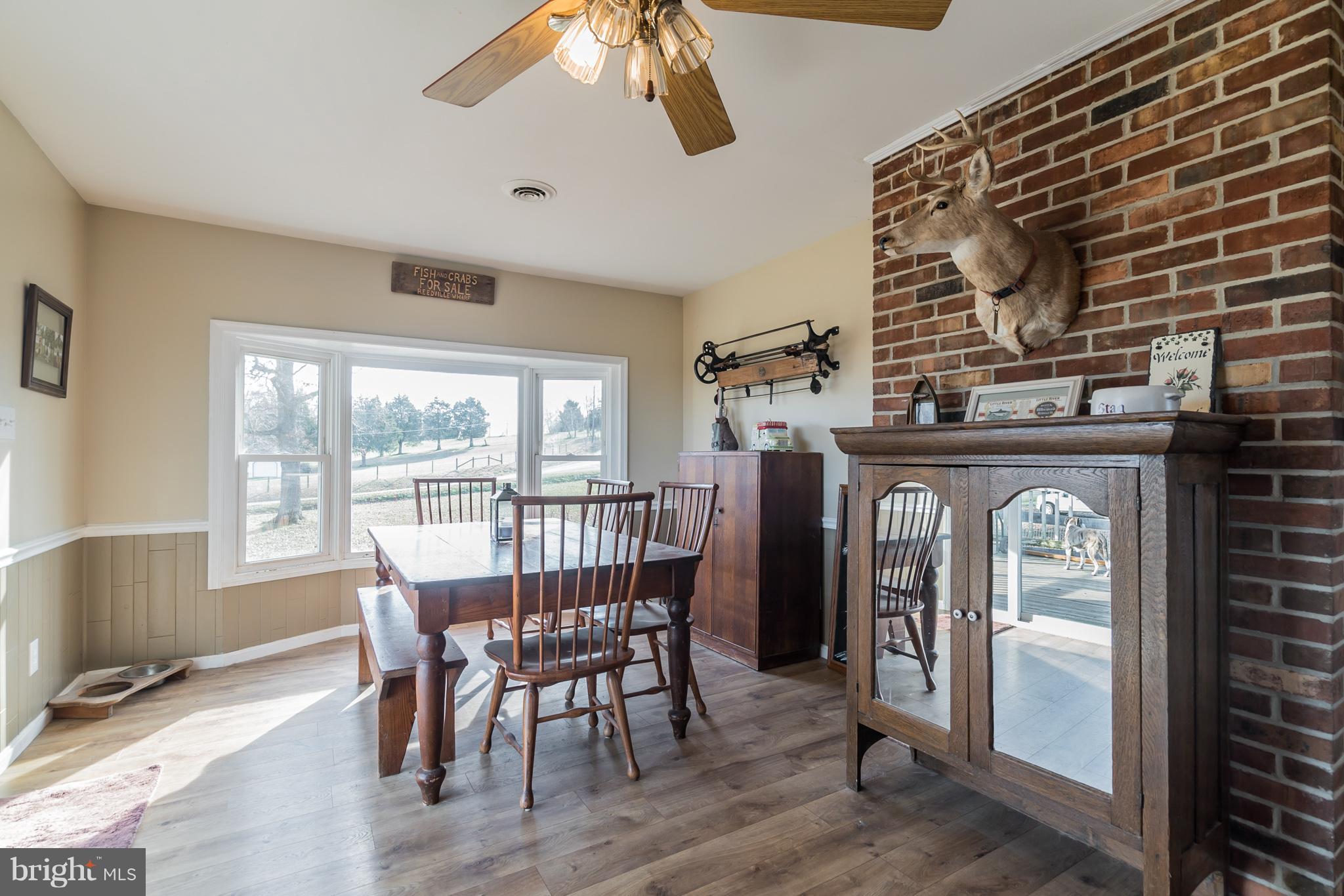 10600 Alum Springs Road Culpeper, VA 22701 - Photo 4 of 30 Dinning Room with exposed brick wall