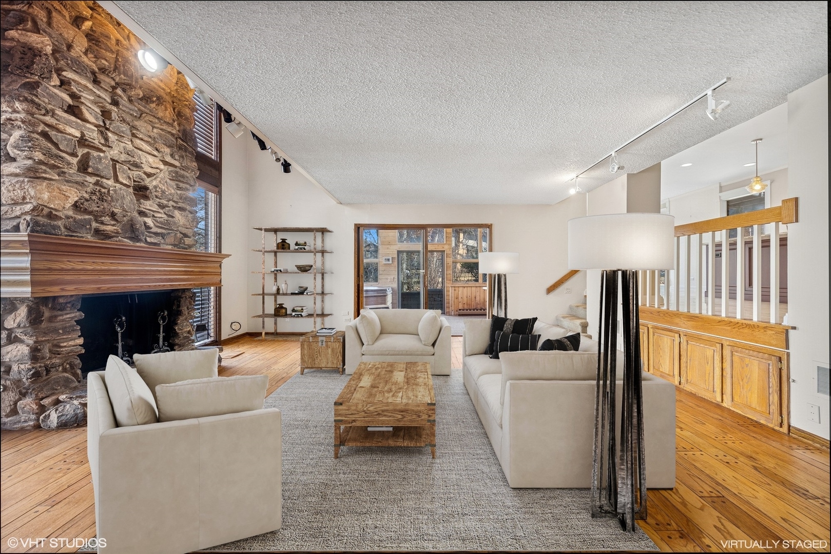 6418 Apache Drive Indian Head Park, IL 60525 - Photo 11 of 35 a living room with furniture and a fireplace