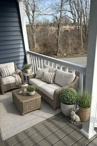a view of a couches in the patio