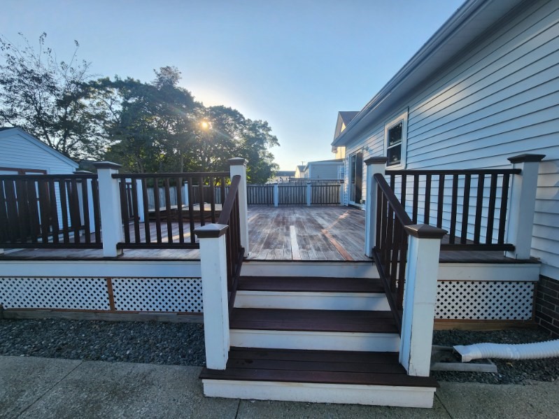 15 Bucklin Street Pawtucket, RI 02861 - Photo 10 of 50 Rear Attached Deck
