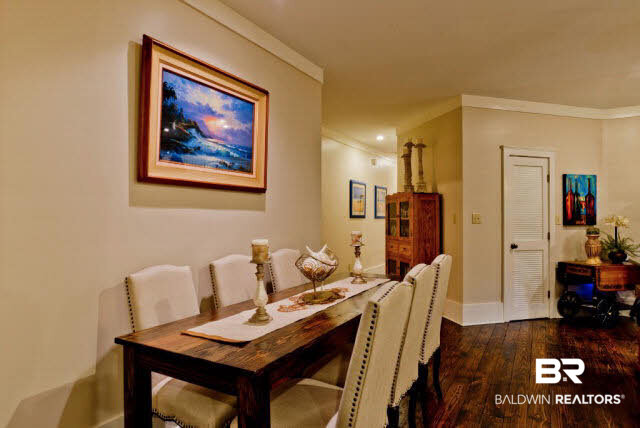 25773 Canal Road, Unit 26 Orange Beach, AL 36561 - Photo 19 of 42 Custom made table and chairs designed for this space. The table & chairs are negotiable.