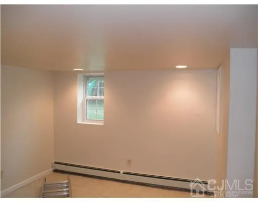 a view of small space with window