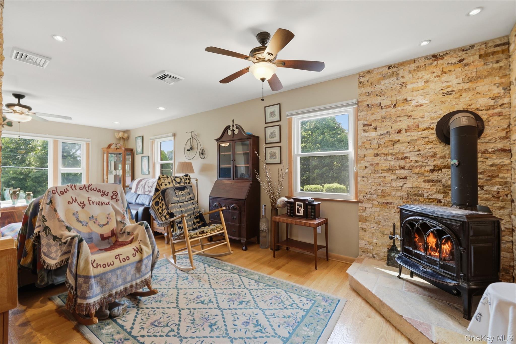 1 Hiko Place Fishkill, NY 12524 - Photo 9 of 41 Wood burning stove in living room