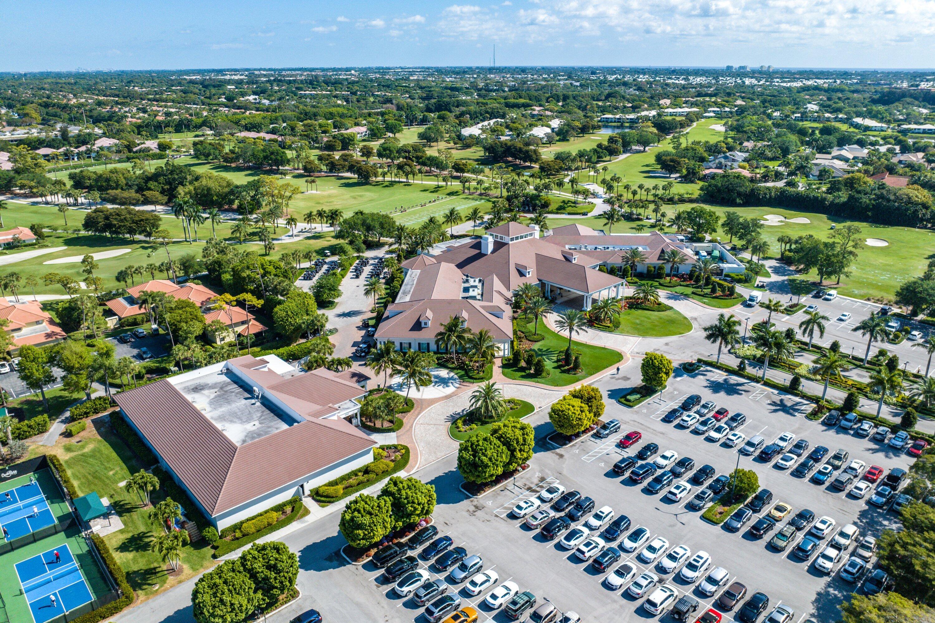 10221 Quail Covey Road, Unit HIBISCUS S Boynton Beach, FL 33436 - Photo 39 of 60 Aerial of Clubhouse