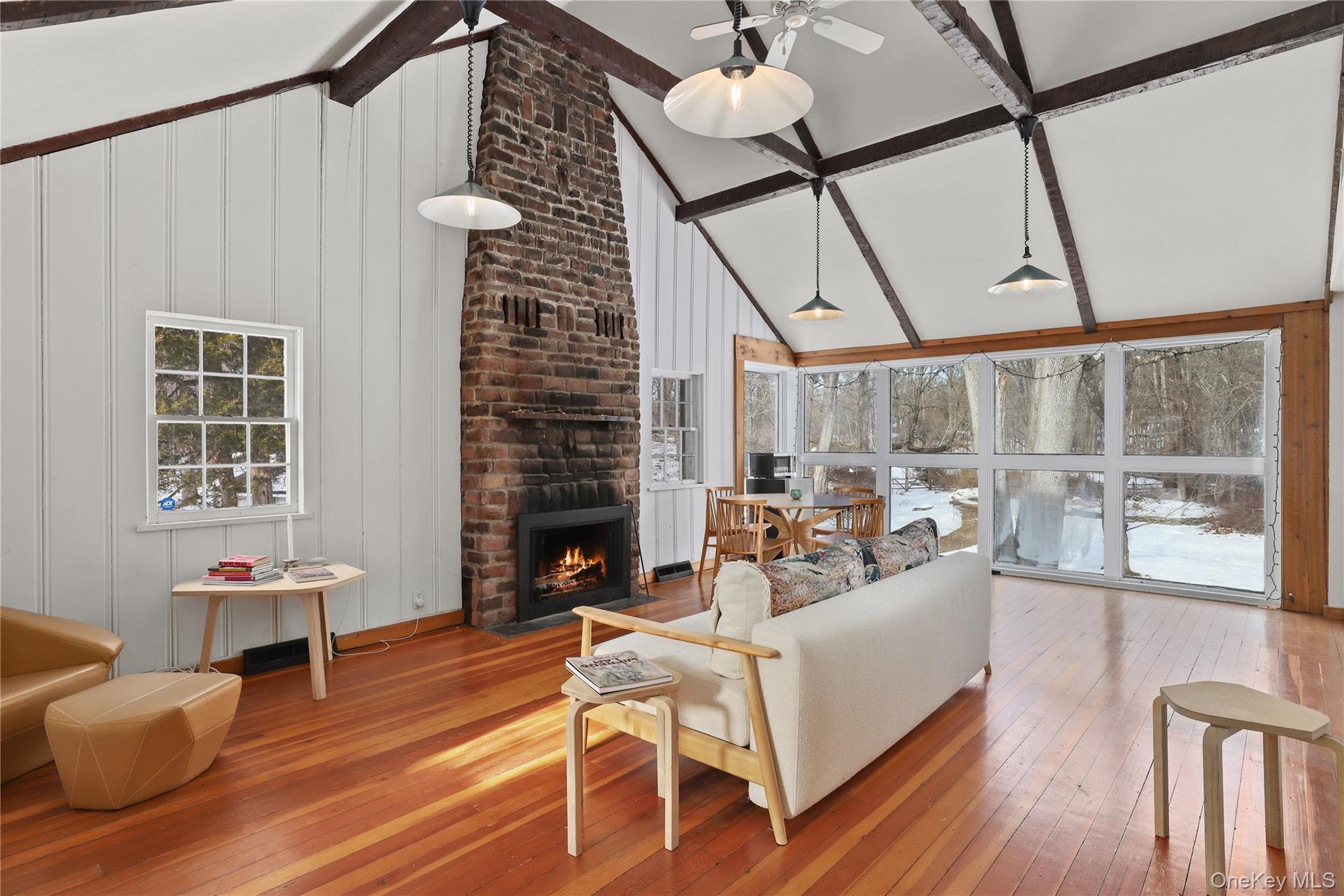 64 Pound Ridge Road Pound Ridge, NY 10576 - Photo 17 of 25 Living room w/fireplace