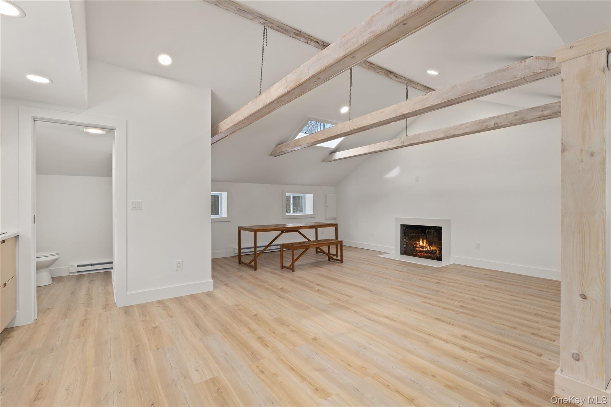 64 Pound Ridge Road Pound Ridge, NY 10576 - Photo 23 of 25 Cottage/studio featuring a fireplac.