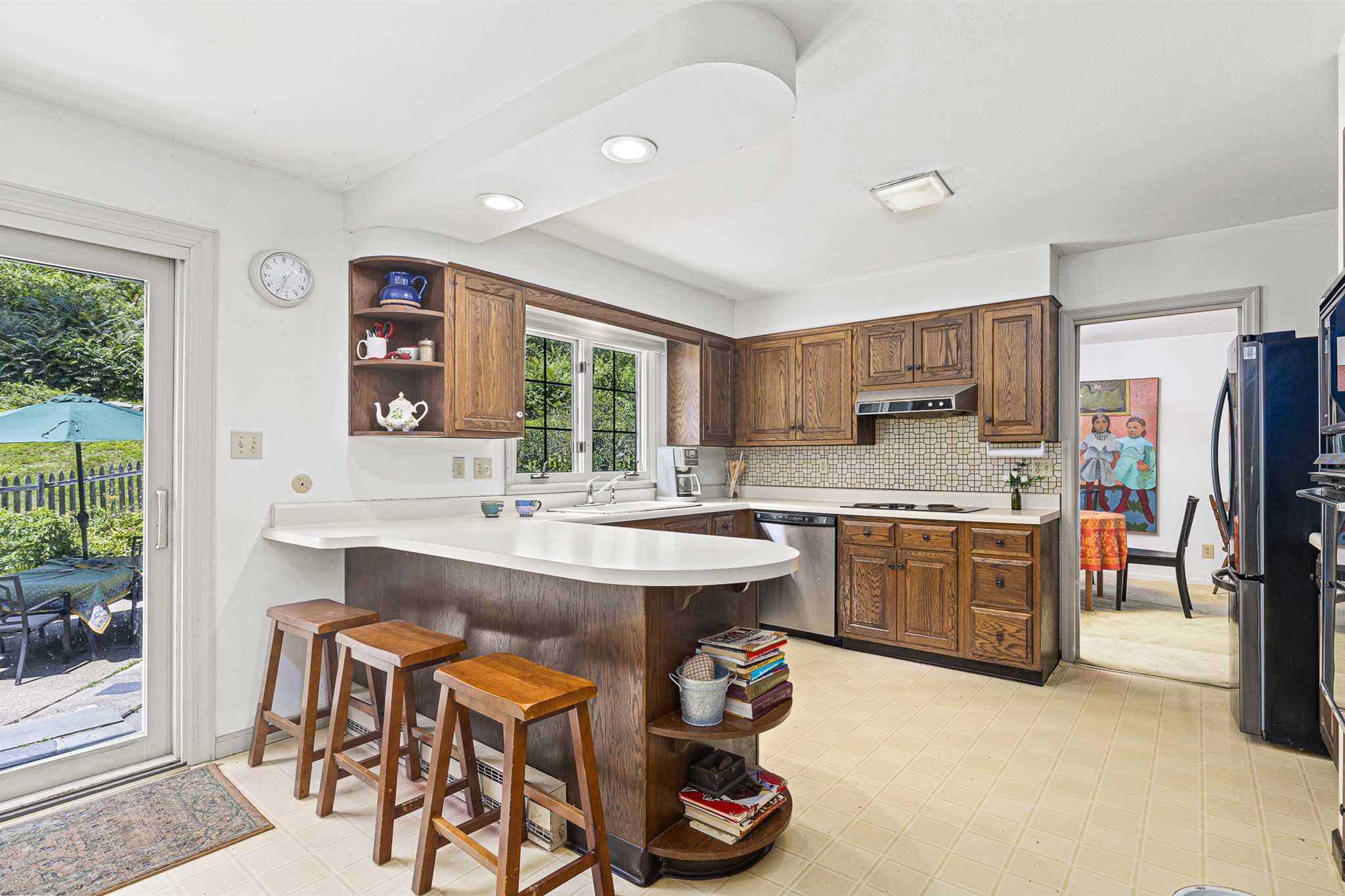 7 Kerr Road Rhinebeck, NY 12572 - Photo 8 of 21 a kitchen with a sink and chairs