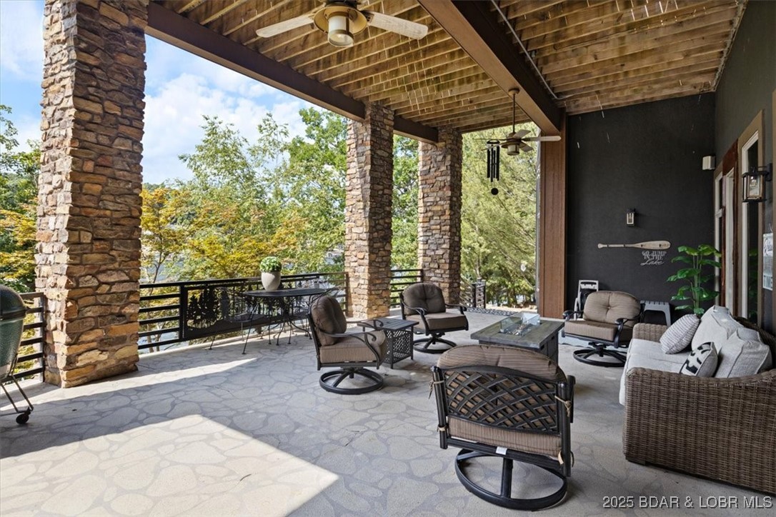626 Grand Cove Road Sunrise Beach, MO 65079 - Photo 53 of 88 Covered patio is a DREAM come TRUE