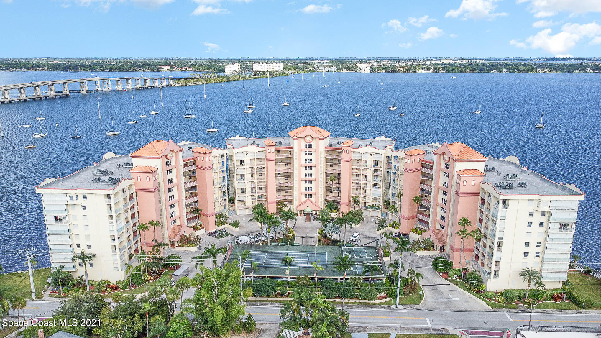 100 Riverside Drive, Unit 705 Cocoa, FL 32922 - Photo 2 of 39 a view of a city with tall buildings