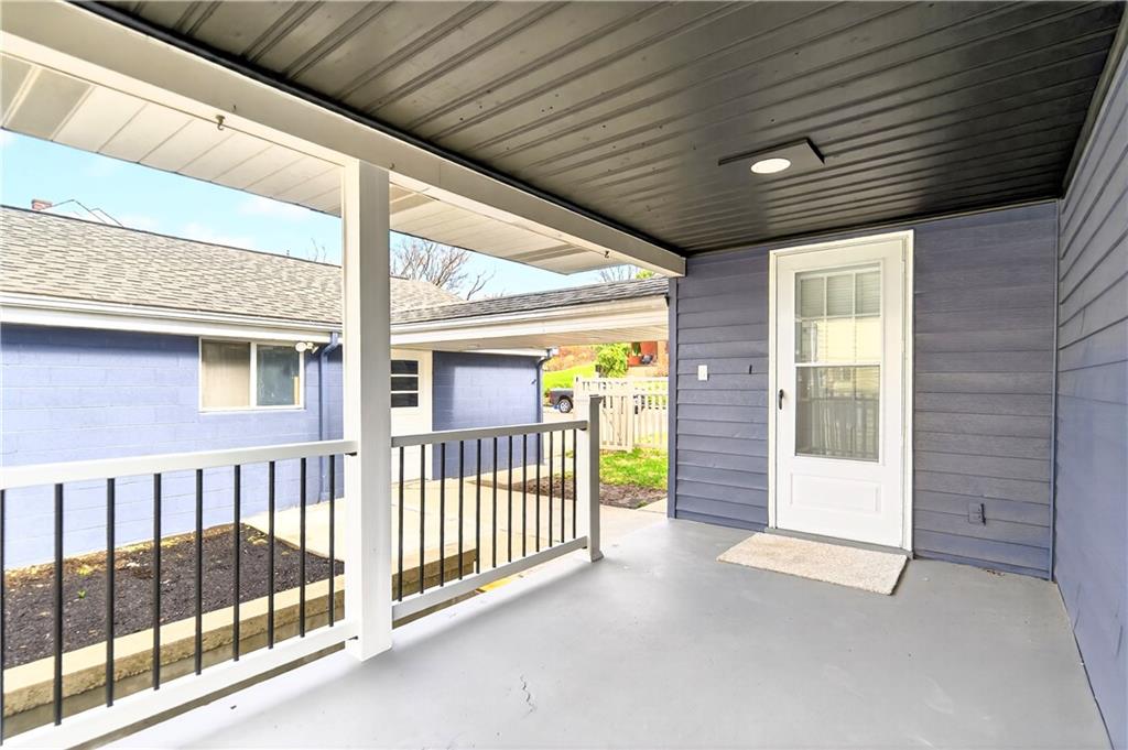 731 Chartiers Street Bridgeville, PA 15017 - Photo 41 of 48 a view of front door and porch