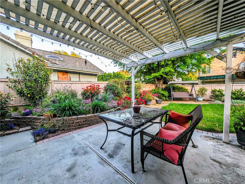 1738 Cambridge Circle Redlands, CA 92374 - Photo 24 of 59 a backyard view with a sitting space