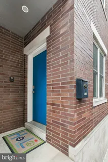 a view of a brick wall