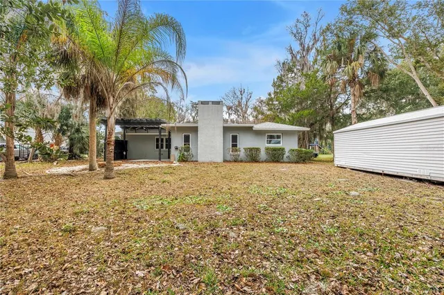 a view of outdoor space with trees