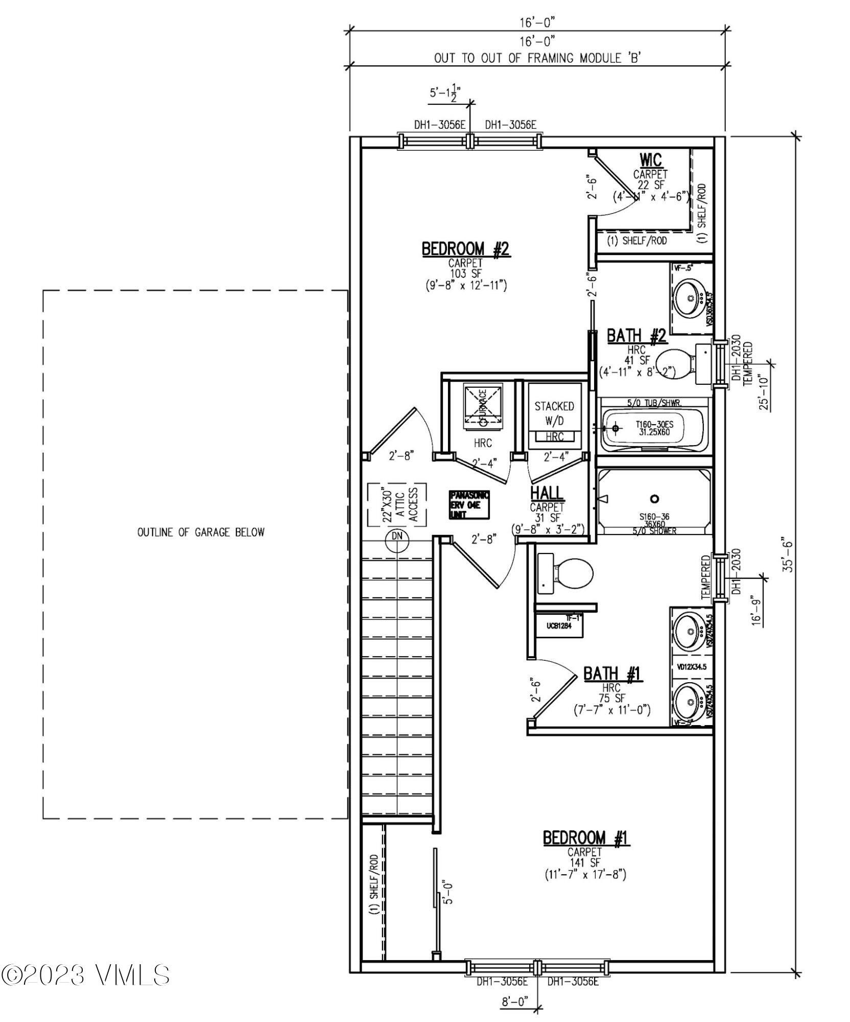 125 Blackhawk Road Gypsum, CO 81637 - Photo 6 of 6 Snowshoe Floor Plan Level 2