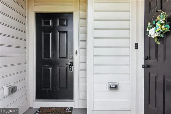 a view of a entryway