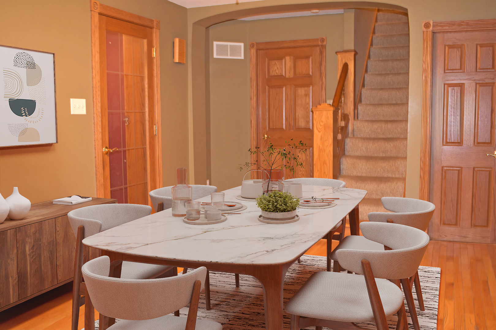 532 1st Street Marseilles, IL 61341 - Photo 11 of 24 a view of a dining room with furniture and window
