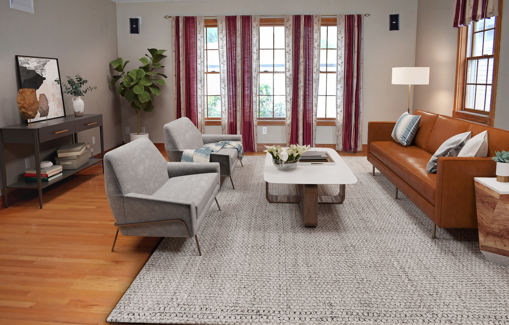 532 1st Street Marseilles, IL 61341 - Photo 6 of 24 a living room with furniture and a potted plant
