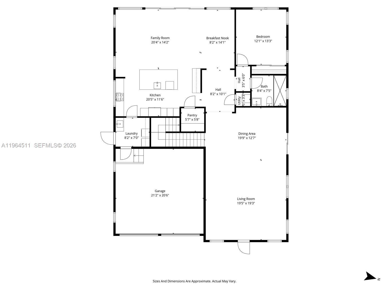 7500 Southwest 55th Avenue Miami, FL 33143 - Photo 46 of 48 a picture of floor plan