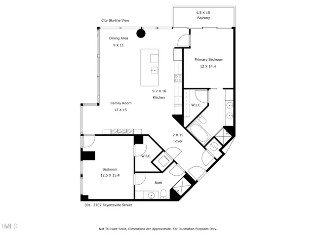 $828,000 | 301 Fayetteville Street, Unit 2707, Raleigh, NC 27601