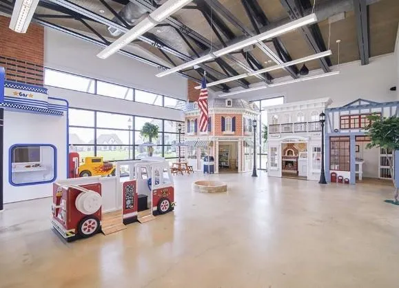 a view of outdoor space with garden and trees