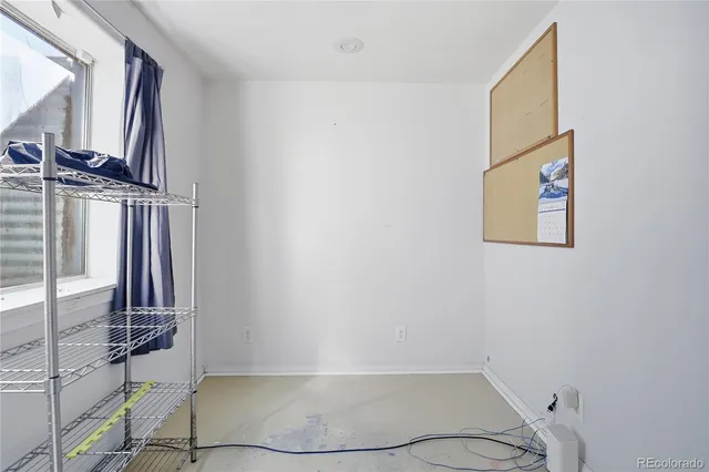 a view of a room with staircase