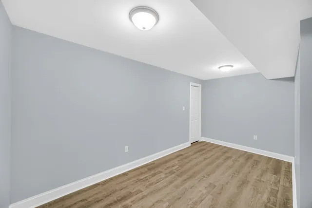 wooden floor in a room