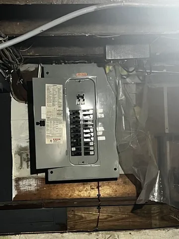 a view of water heater room