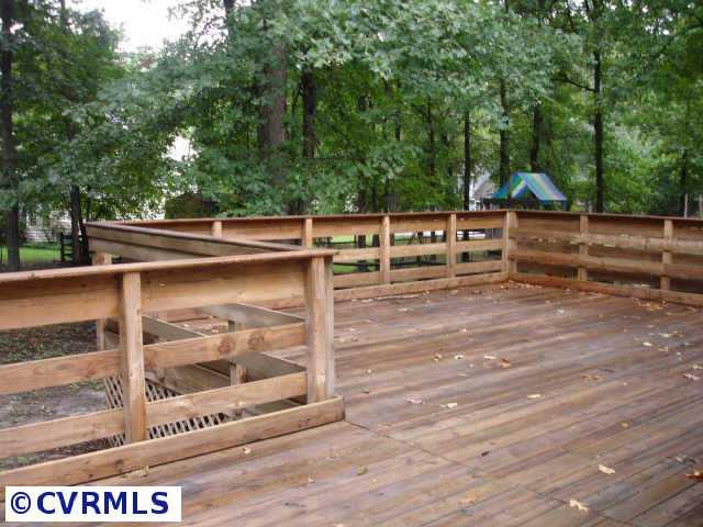 13217 Queensgate Road Midlothian, VA 23114 - Photo 10 of 10 Other - 472 sq. ft. deck with concrete ramp from driveway to deck.