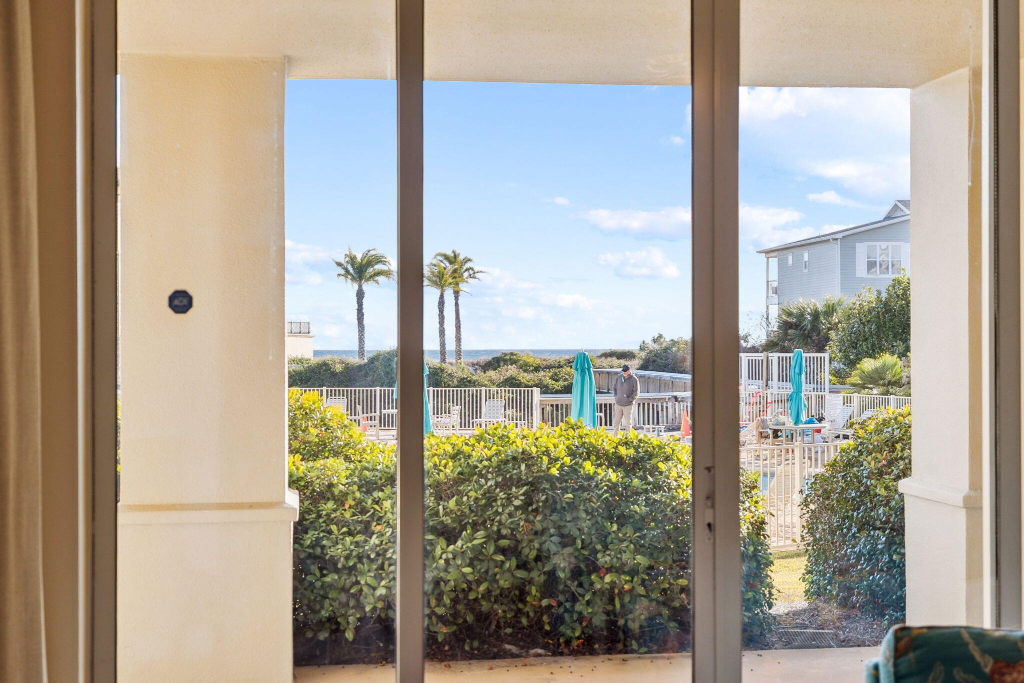 4045 West County Highway 30A, Unit 108 Santa Rosa Beach, FL 32459 - Photo 4 of 29 a view of a glass door and porch