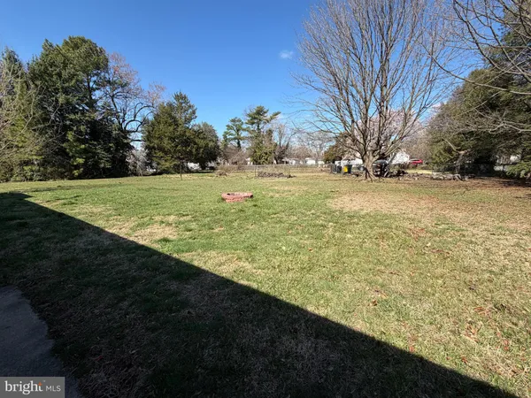 a view of yard with trees