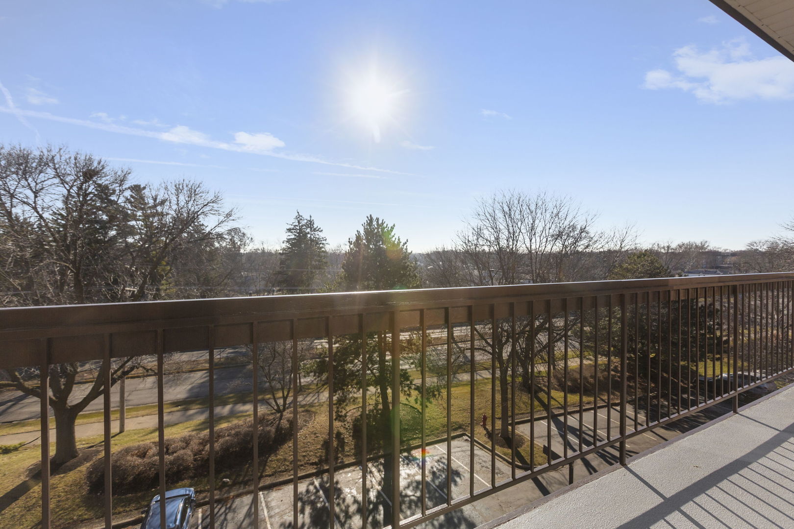 400 East Dundee Road, Unit 403C Buffalo Grove, IL 60089 - Photo 18 of 20 a view of a balcony with lake view and mountain view