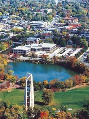 1033 Emerald Drive Naperville, IL 60540 - Photo 3 of 13 an aerial view of residential houses with outdoor space and a lake view in back