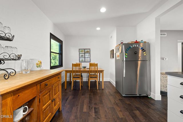 a view of a swimming pool with a garden