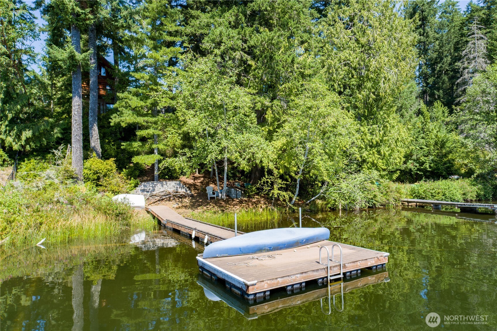 1901 E Trail Belfair, WA 98528 - Photo 4 of 40 a view of a small yard with plants