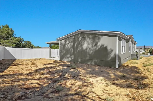 a backyard of a house