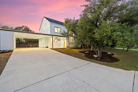 a view of a house with a patio