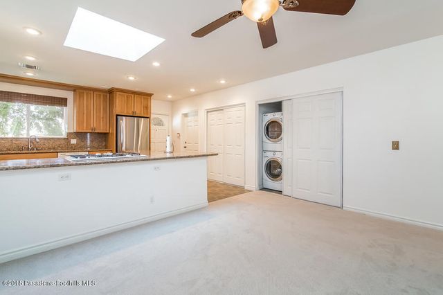 a view of kitchen and window