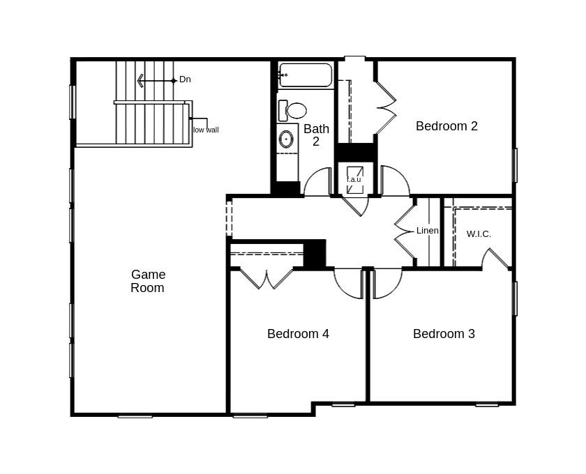 2511 Spruce Hl Road Beasley, TX 77417 - Photo 6 of 6 This floor plan features 3 bedrooms, 2 full baths, 1 half bath, and over 2,400 square feet of living space.