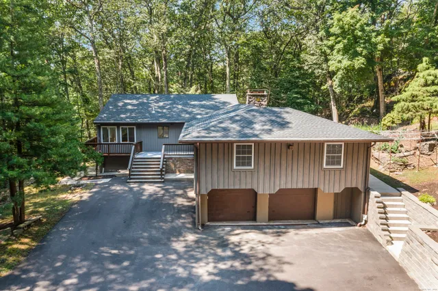 a view of a house with a patio