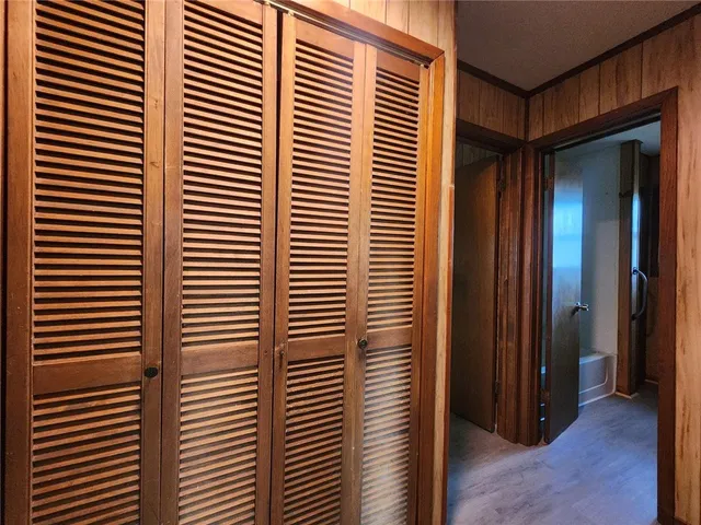 a view of bedroom from hallway