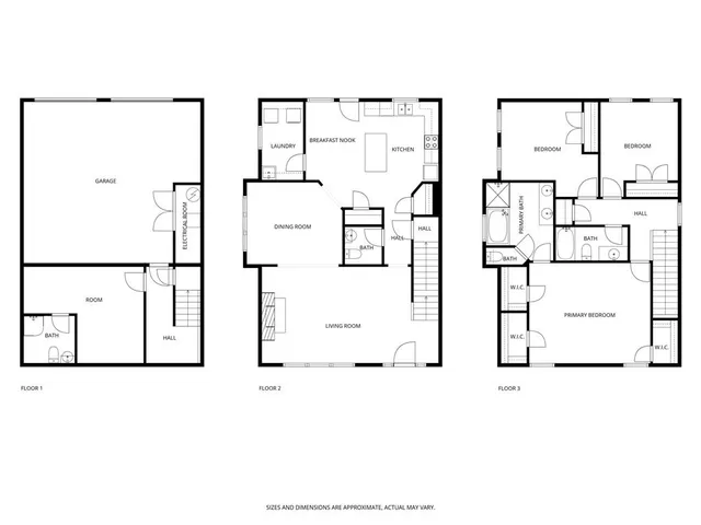 a picture of a floor plan