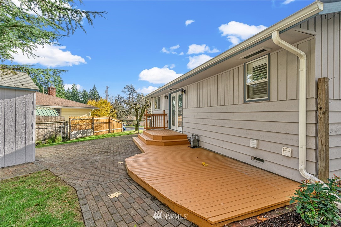 105 232nd Place Southwest Bothell, WA 98021 - Photo 36 of 39 a view of a backyard with sitting area