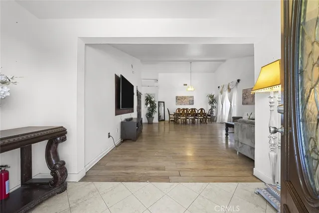 a view of a living room