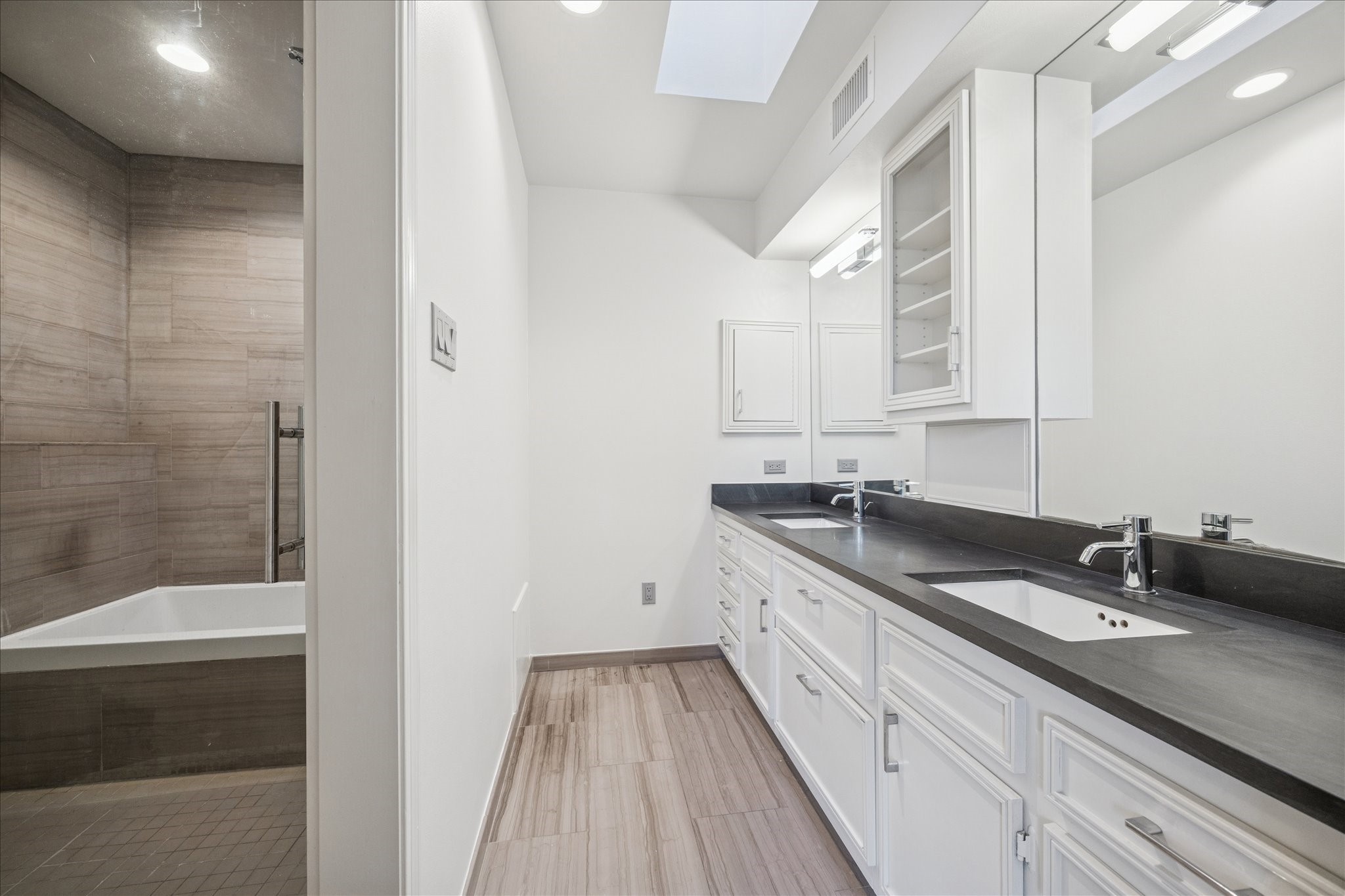 547 3 Corners Drive Hunters Creek Village, TX 77024 - Photo 13 of 17 a kitchen with a sink and cabinets