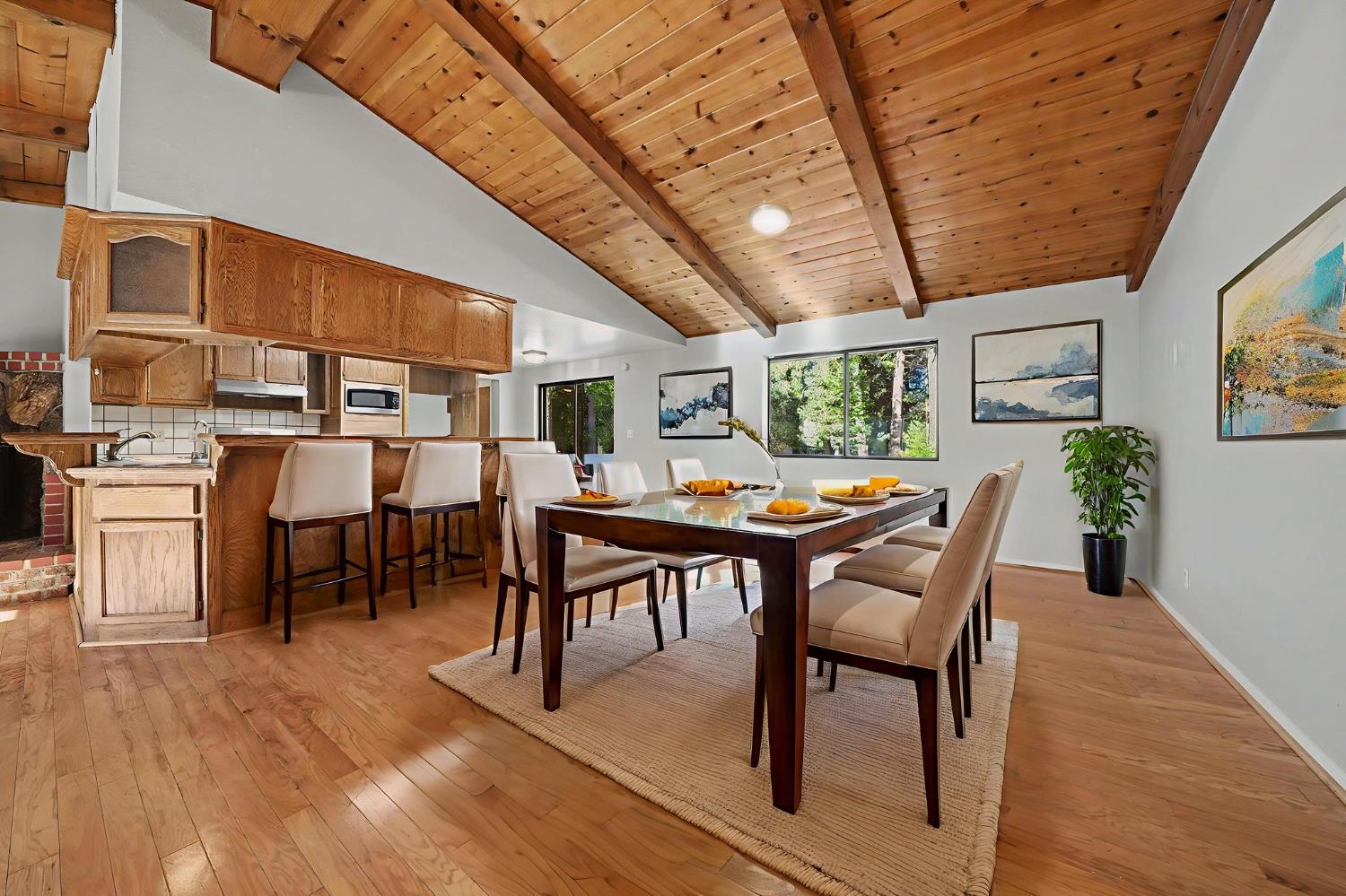 23781 Golden Ridge Drive Volcano, CA 95689 - Photo 15 of 50 a view of a dining room with furniture and window