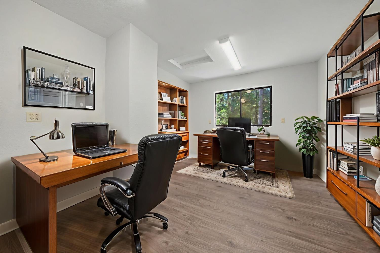 23781 Golden Ridge Drive Volcano, CA 95689 - Photo 40 of 50 a view of a workspace with furniture and a window