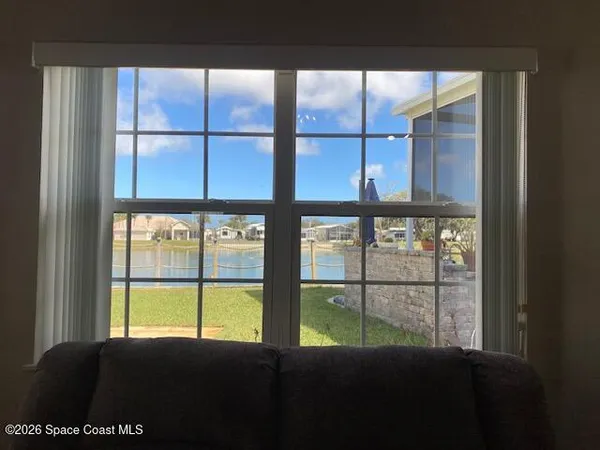 a view of a large window